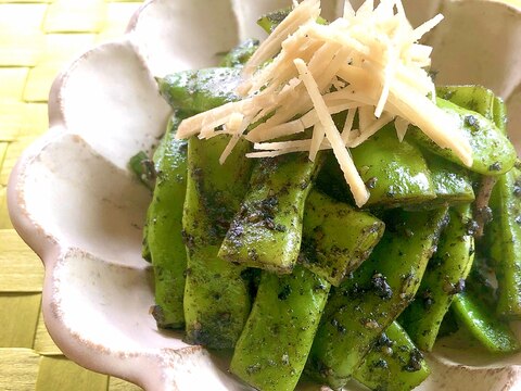 牡蠣だし醤油でこくウマ！モロッコインゲンのごま煮